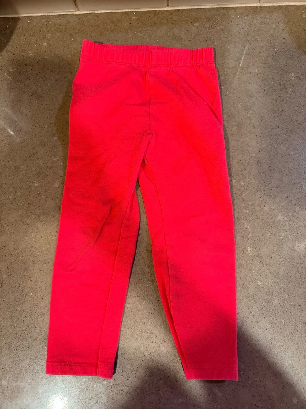 2 pairs jumping bean & Cat & Jack Kids Stretch Leggings - Red and Blk